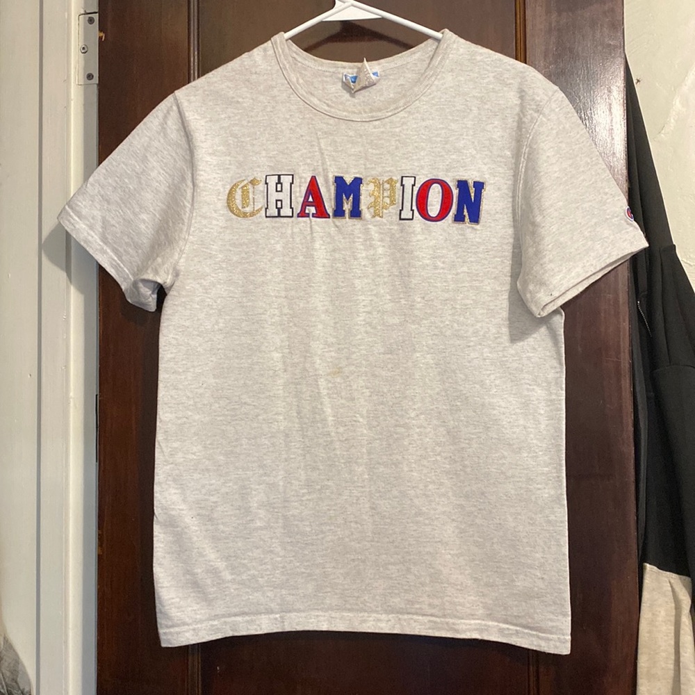 Gray champion T-shirt
